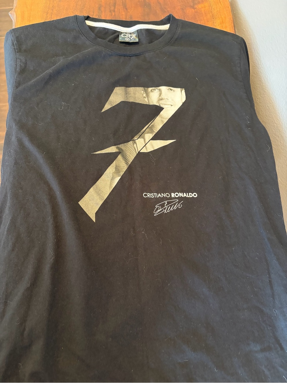 Cristiano Ronaldo CR7 Men's Black Graphic T‑Shirt